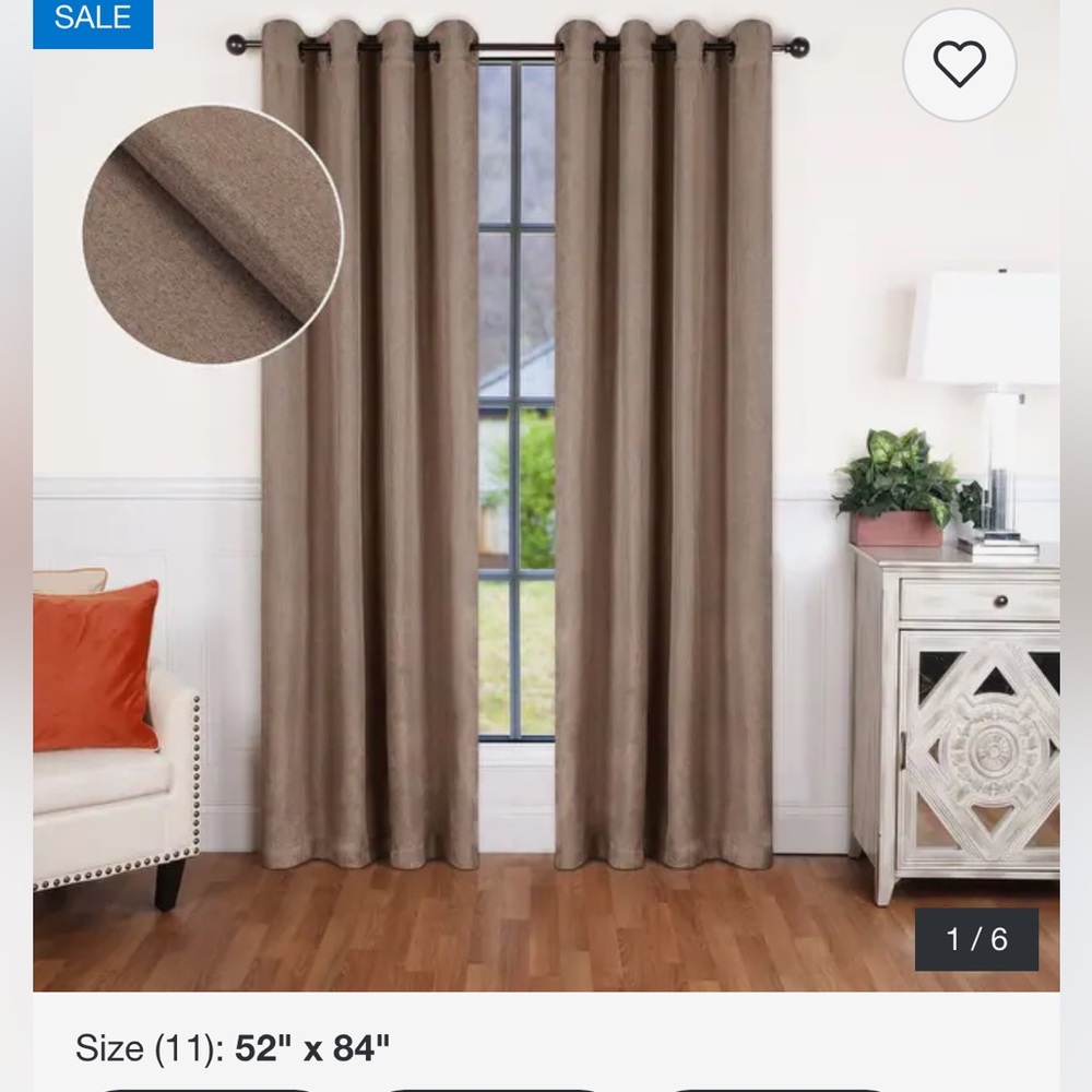 Bed Bath and beyond Superior Linen Premium Curtains in Acorn